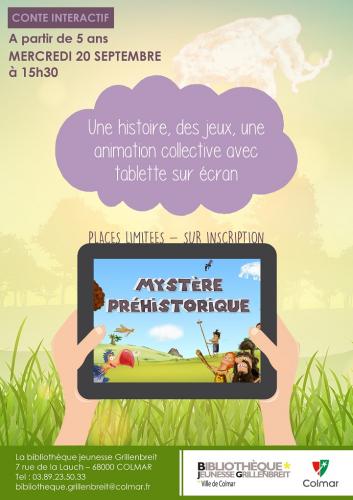 Conte interactif avec tablette