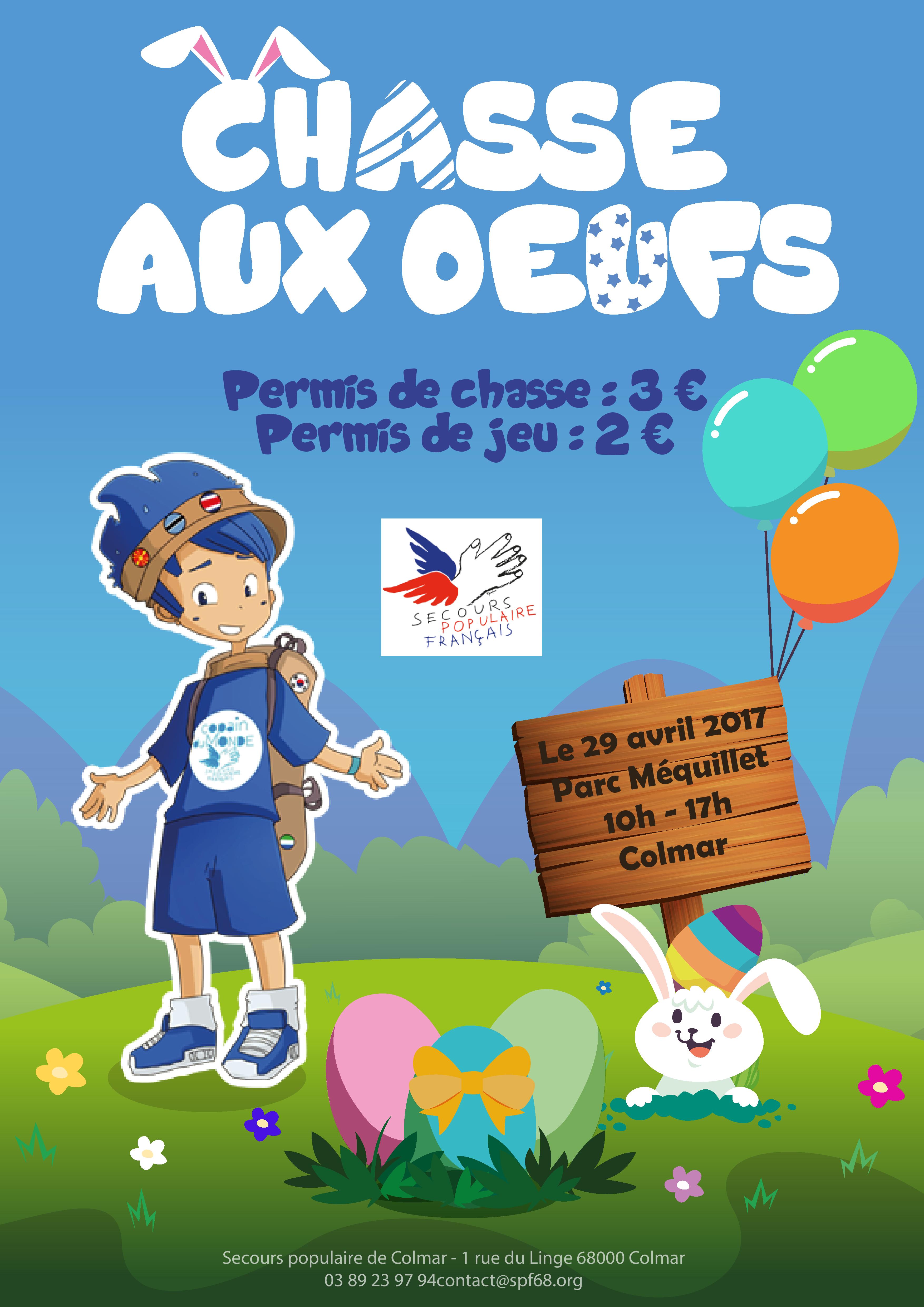 Chasse aux Oeufs du Secours populaire français