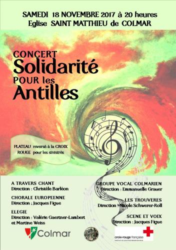 Concert Solidarité pour les Antilles
