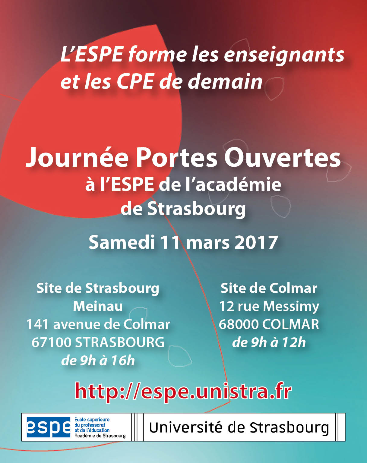 JPO à l'ESPE Colmar