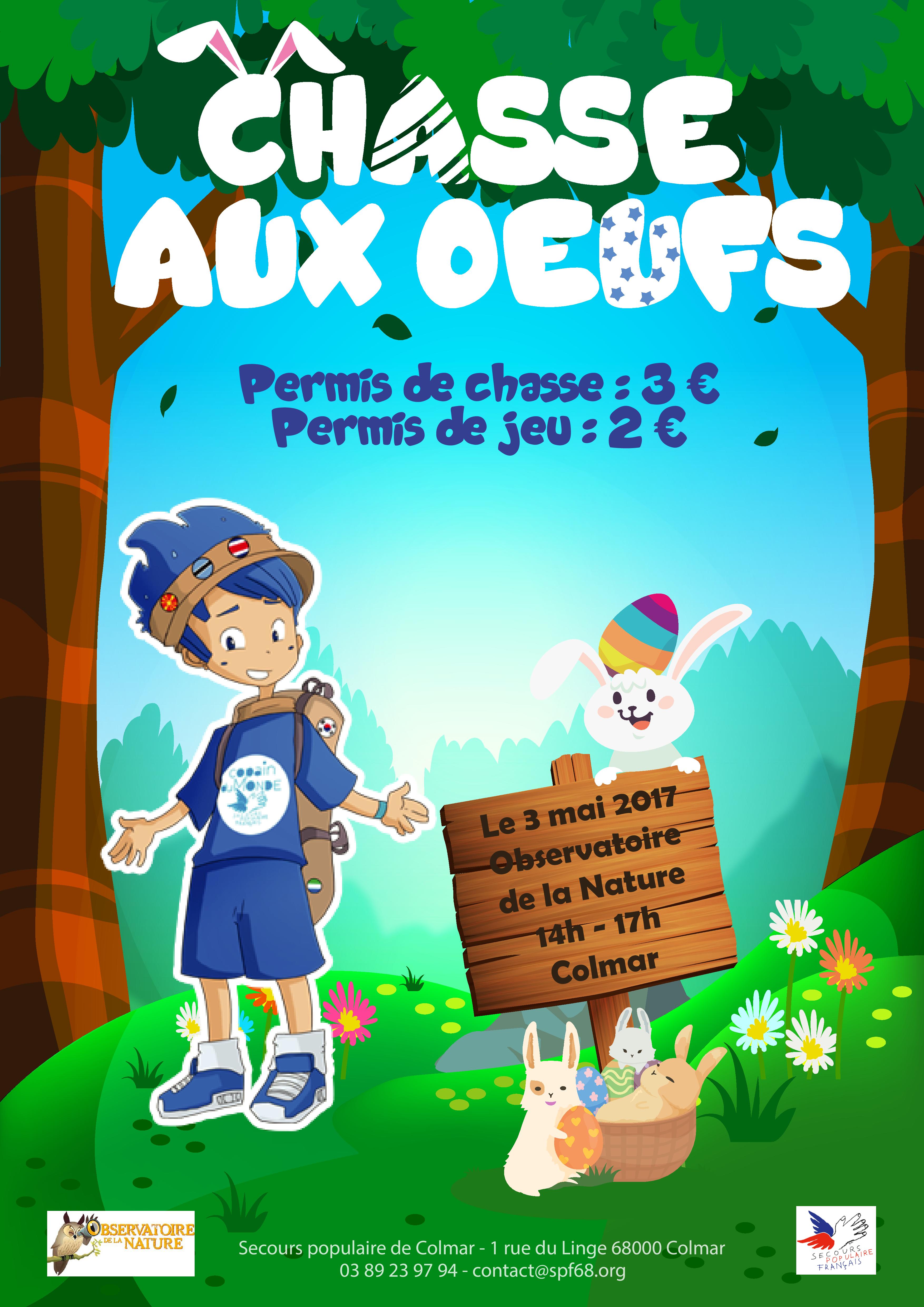 Chasse aux Oeufs du Secours populaire français