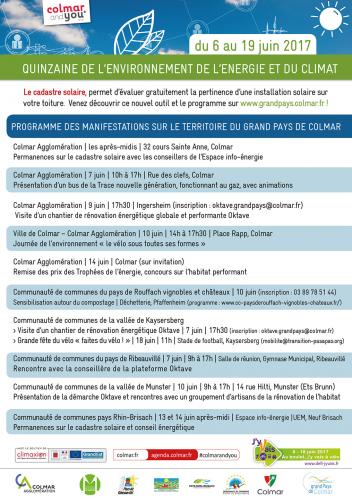 La quinzaine de l'Environnement