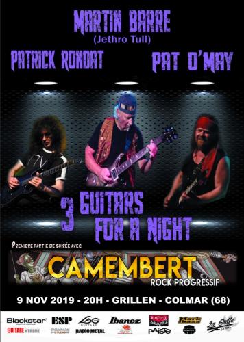 3 Guitars for a Night + Camembert