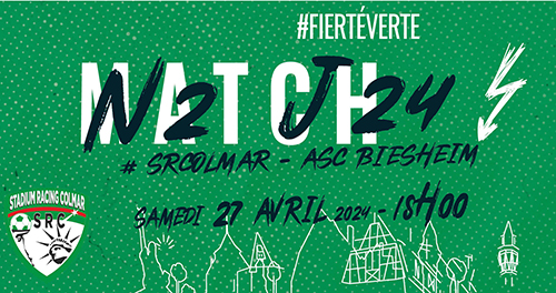 N2 - J24 - SR Colmar - ASC Biesheim le 27 avril à 18h