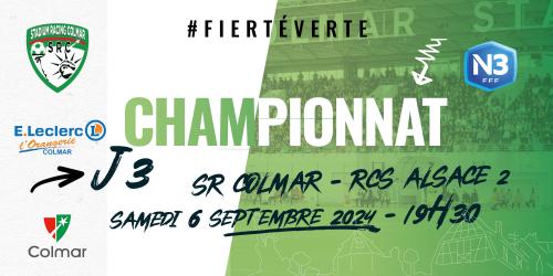 SRC - RCS ALSACE 2 le vendredi 6 septembre à 19h30