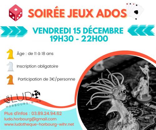 Soirée jeu ados