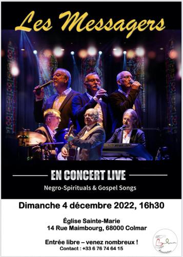 Les Messagers, en concert live