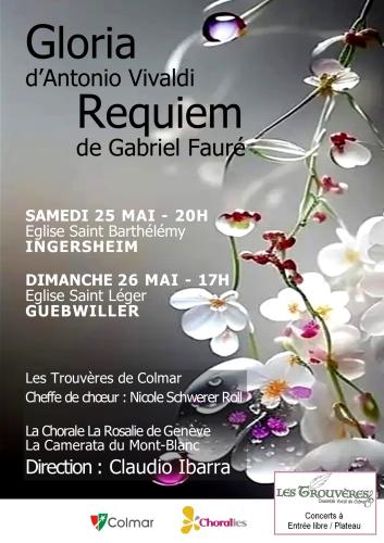 Concert des Trouvères de Colmar et de la Rosalie de Genève  
