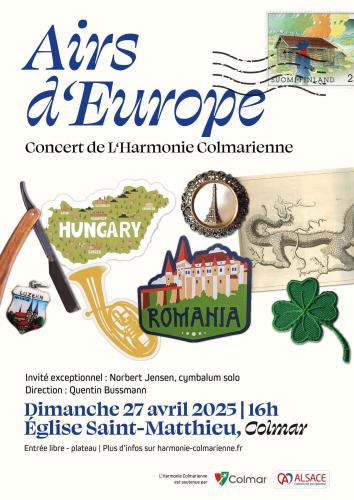 Airs d'Europe - Concert de l'Harmonie Colmarienne