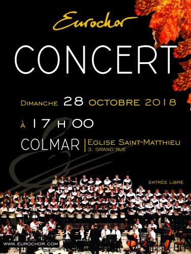 Concert EUROCHOR - 150 jeunes choristes et musiciens