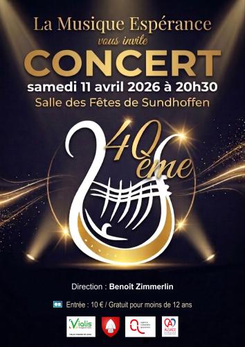 Concert Annuel Musique Espérance Sundhoffen