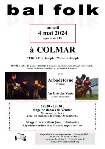 Bal folk avec Arbadetorne et Au Gré des Vents