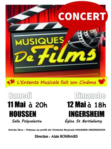 Concert de printemps de l'entente Ingersheim-Houssen