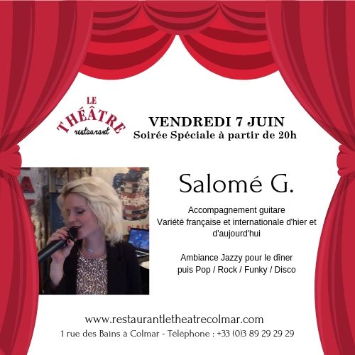 Concert de Salomé G. au Restaurant Le Théâtre