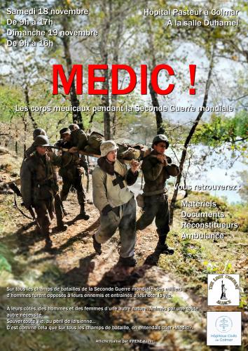 Exposition « Medic, les corps médicaux pendant la Seconde Guerre Mondiale »