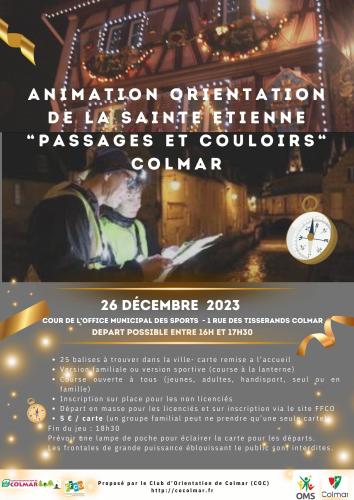 Animation d’Orientation de nuit de la St Etienne