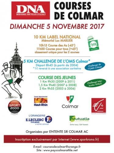 ESRCAC les Courses DNA du 5 Novembre 2017