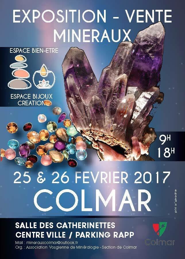 Exposition de minéraux