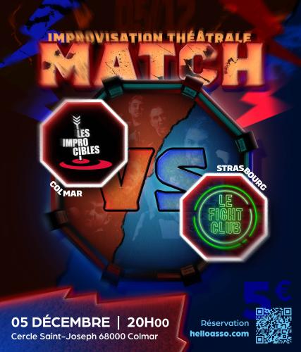 Match d'impro : Les Improcibles vs Le Fight Club 