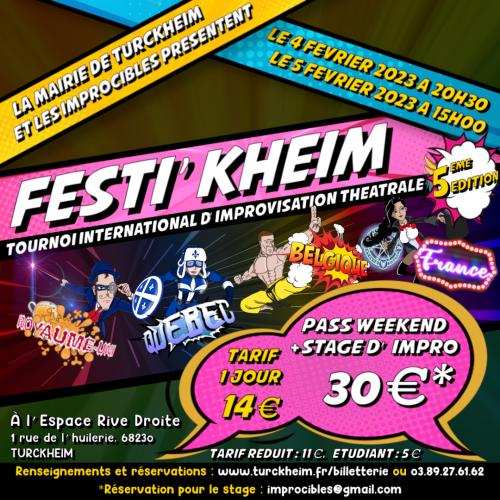 Festi'kheim tournoi international d'improvisation théâtrale